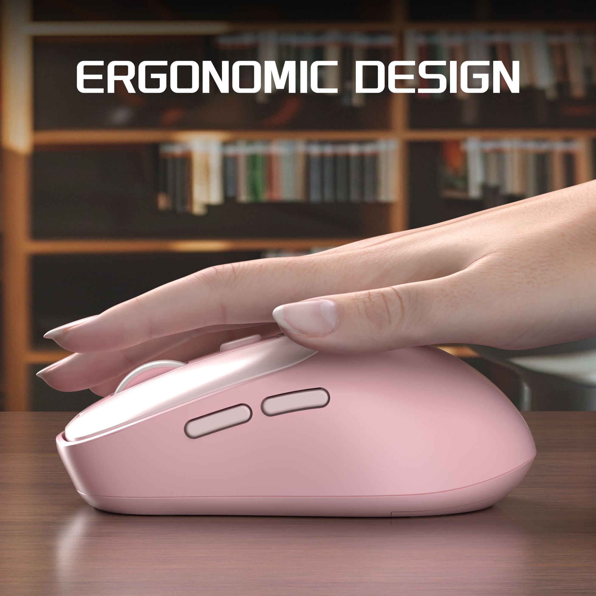 MageGee Wireless Mouse 2.4Ghz  - Pc Gaming Pink review and price