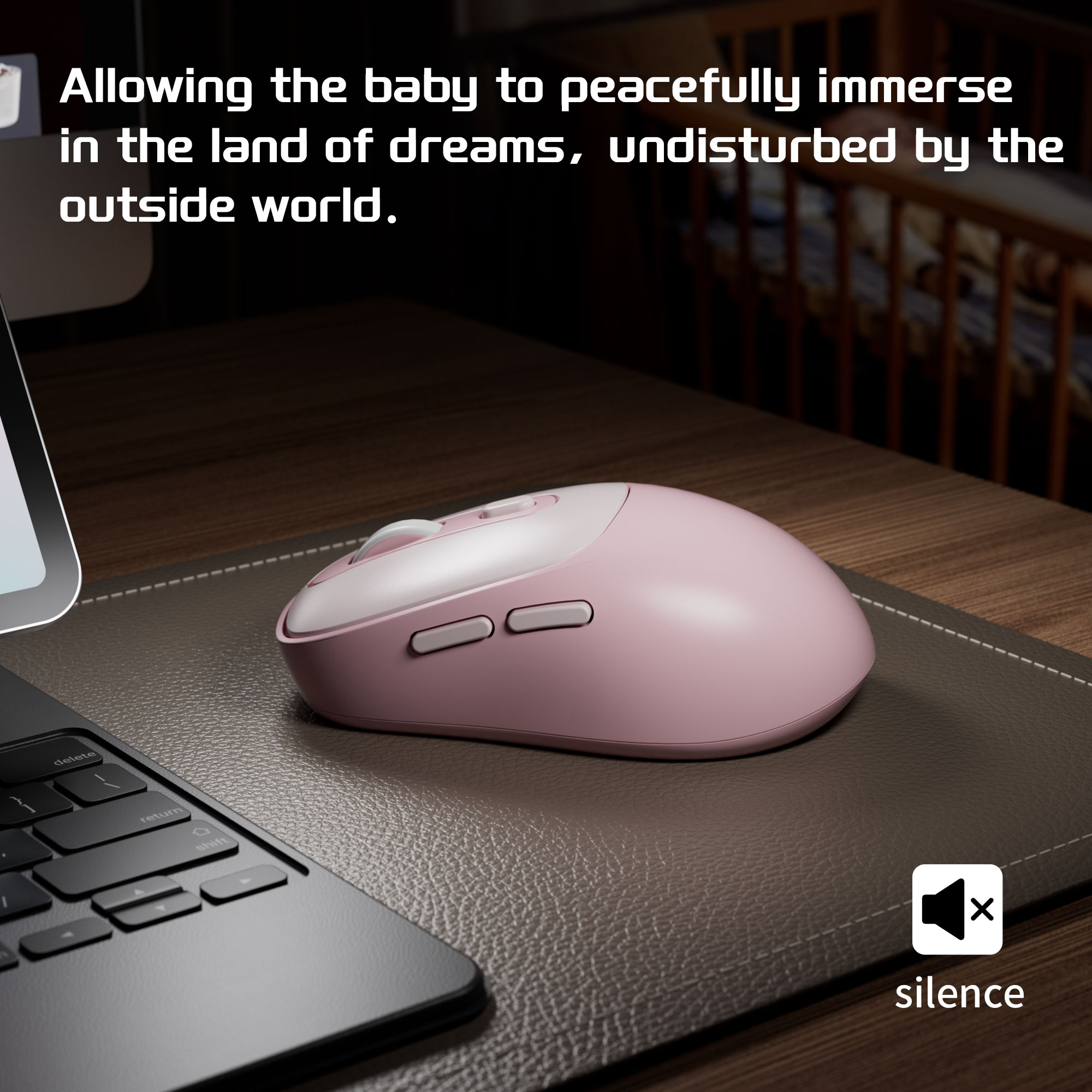 MageGee Wireless Mouse 2.4Ghz  - Pc Gaming Pink review and price